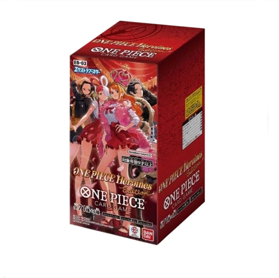 OnePiece Heroines Edition EB-03 JAP Booster Box Bandai Display Card Box Sealed Japanese
