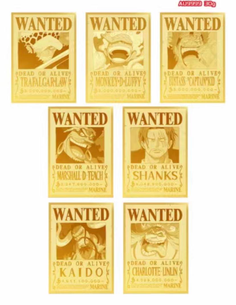 One Piece 5Y Black Display Card Box Sealed