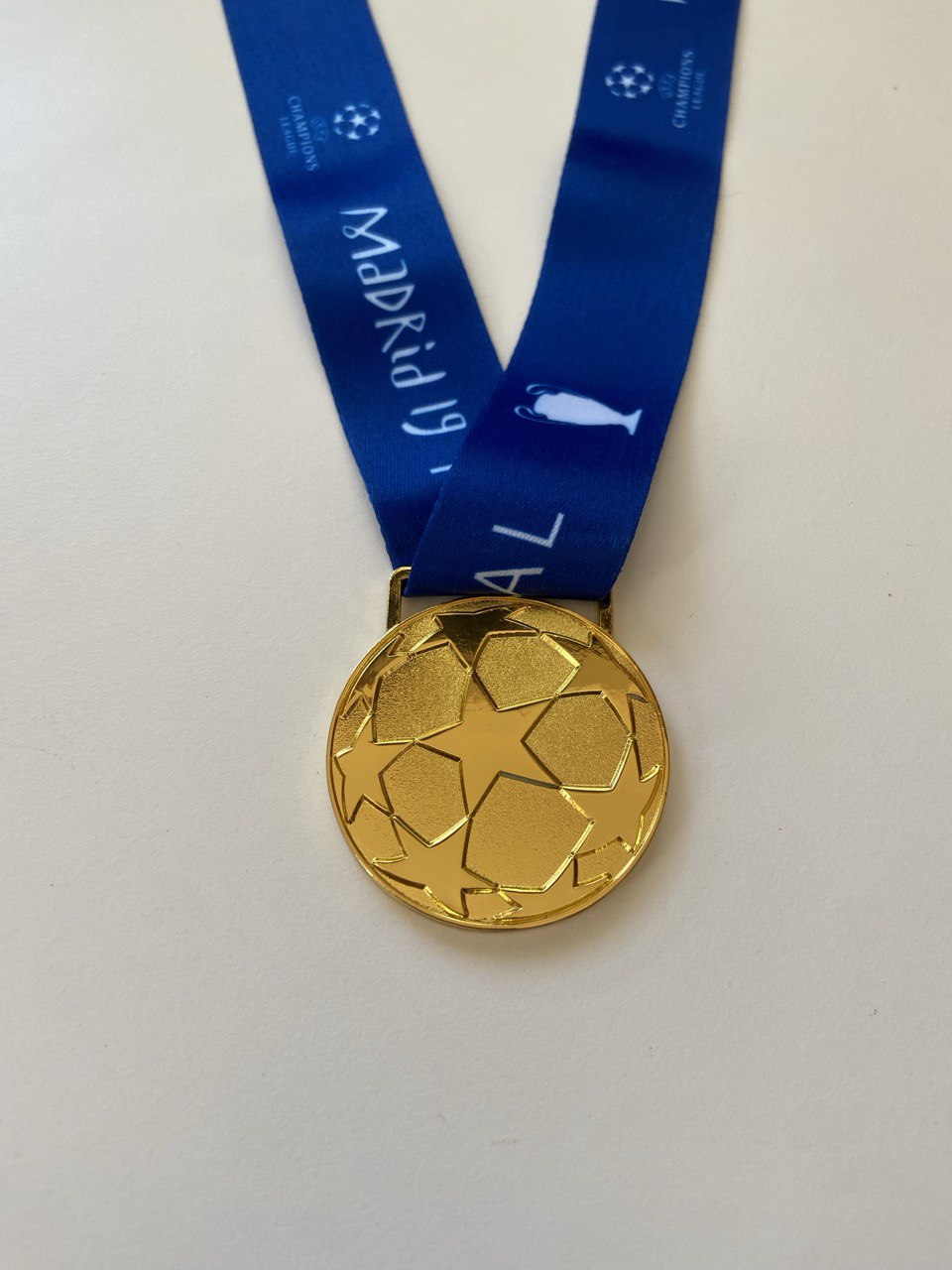 Medaglia Finale UEFA Champions League Madrid 2019