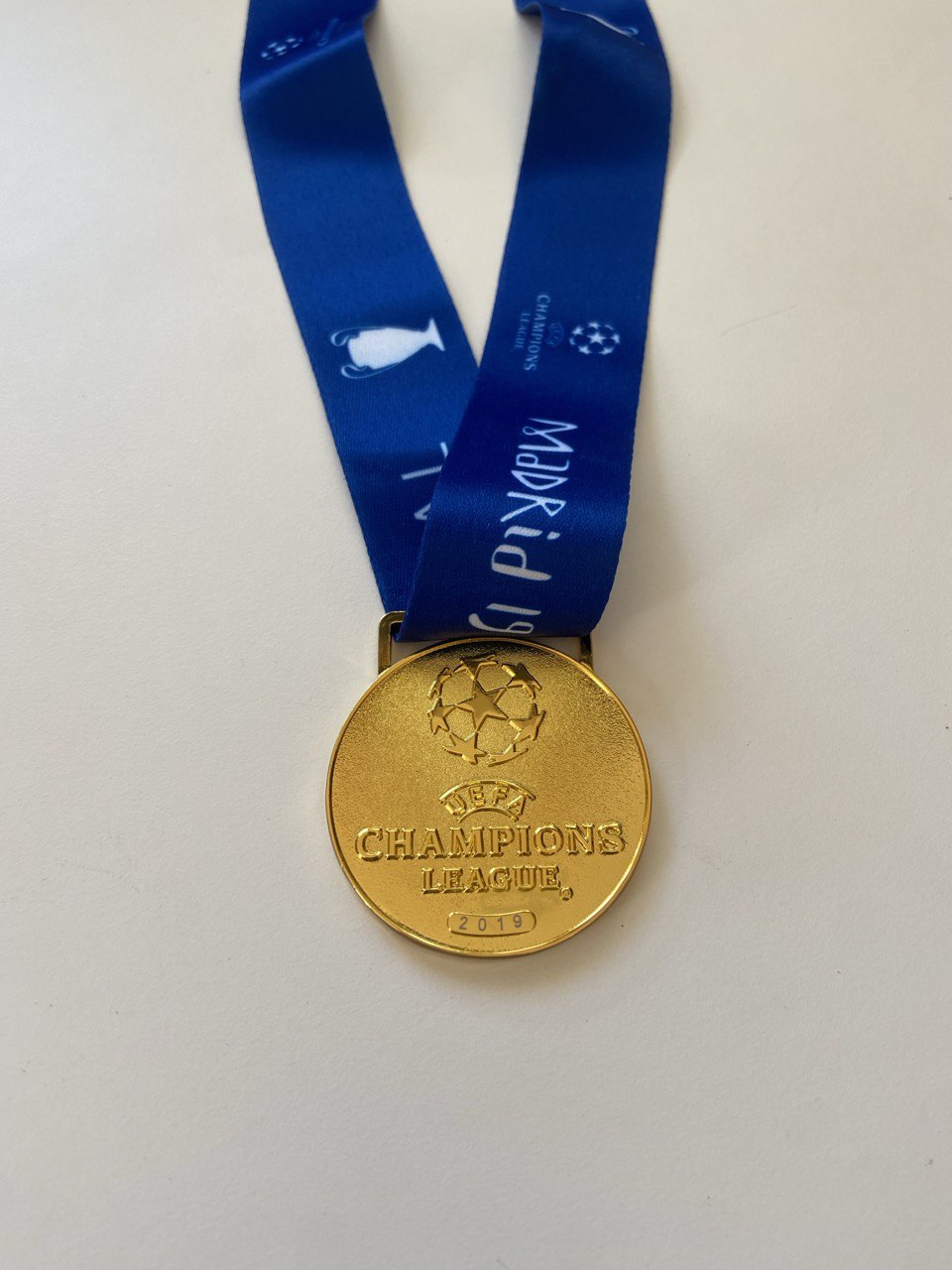 Medaglia Finale UEFA Champions League Madrid 2019