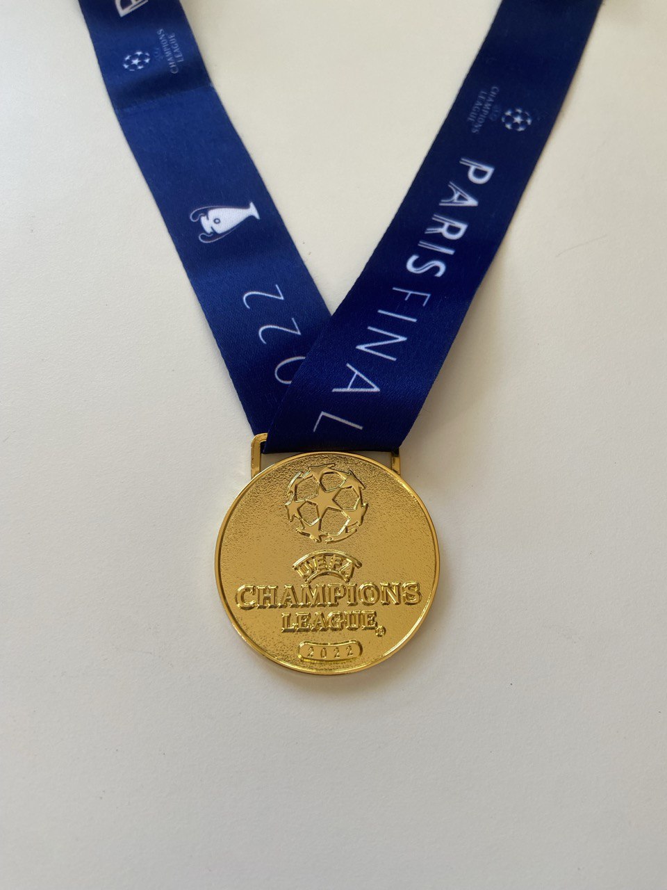 Medaglia Finale UEFA Champions League Paris 2022