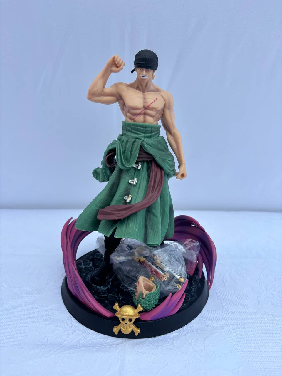 One Piece Roronoa Zoro Action Figure Statue 35cm