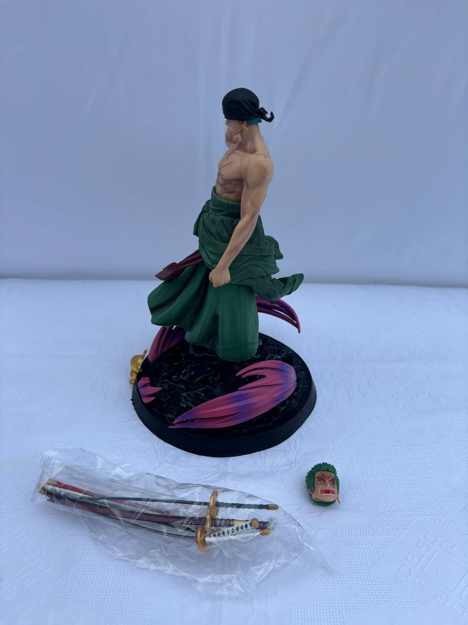 One Piece Roronoa Zoro Action Figure Statue 35cm