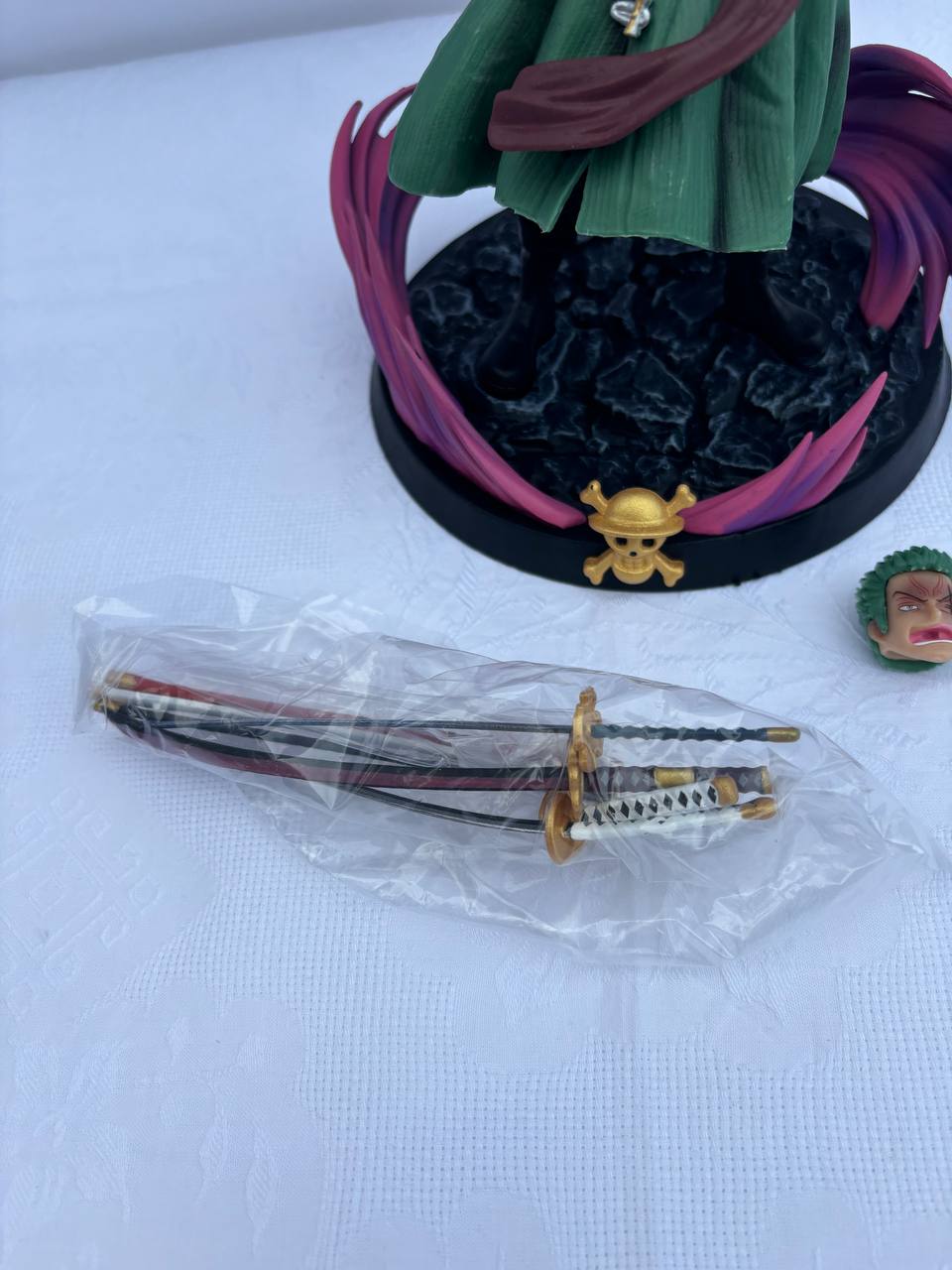 One Piece Roronoa Zoro Action Figure Statue 35cm