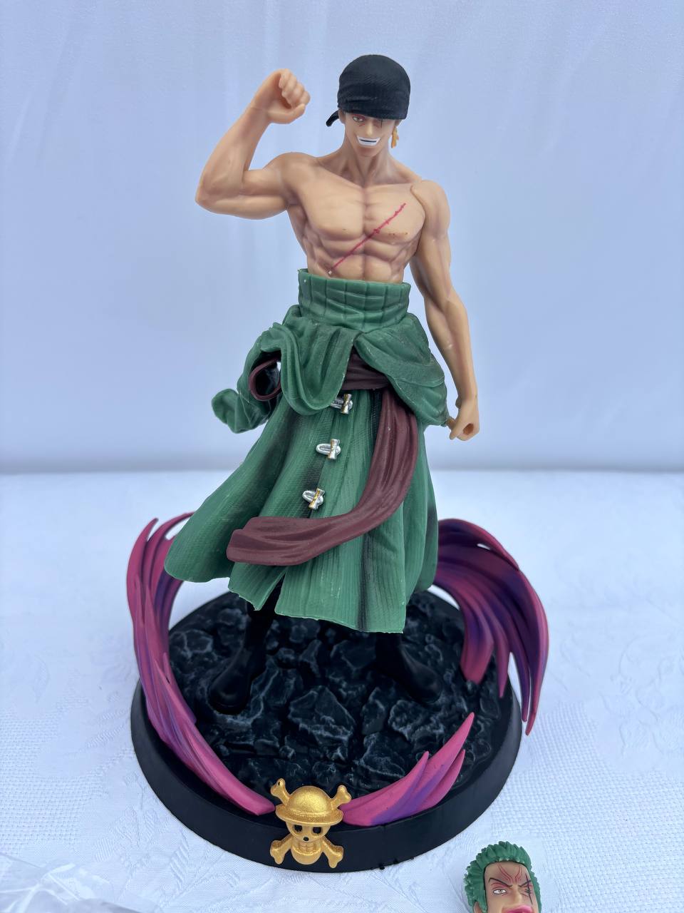 One Piece Roronoa Zoro Action Figure Statue 35cm