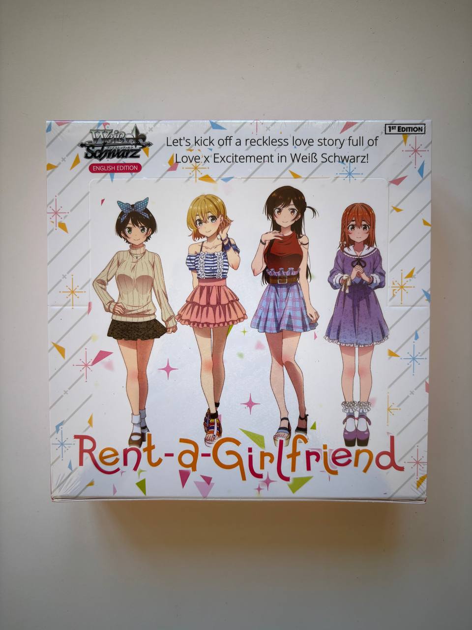 Rent a Girlfriend Weiss Schwarz Card Box Sealed
