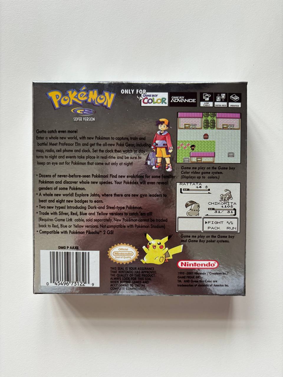 Pokemon Silver Version GameBoy Color