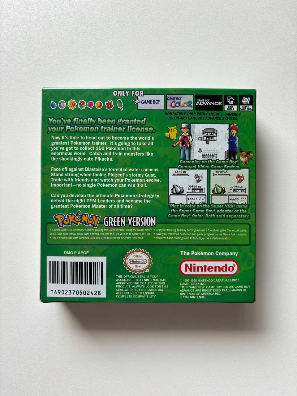Pokemon Green Version GameBoy