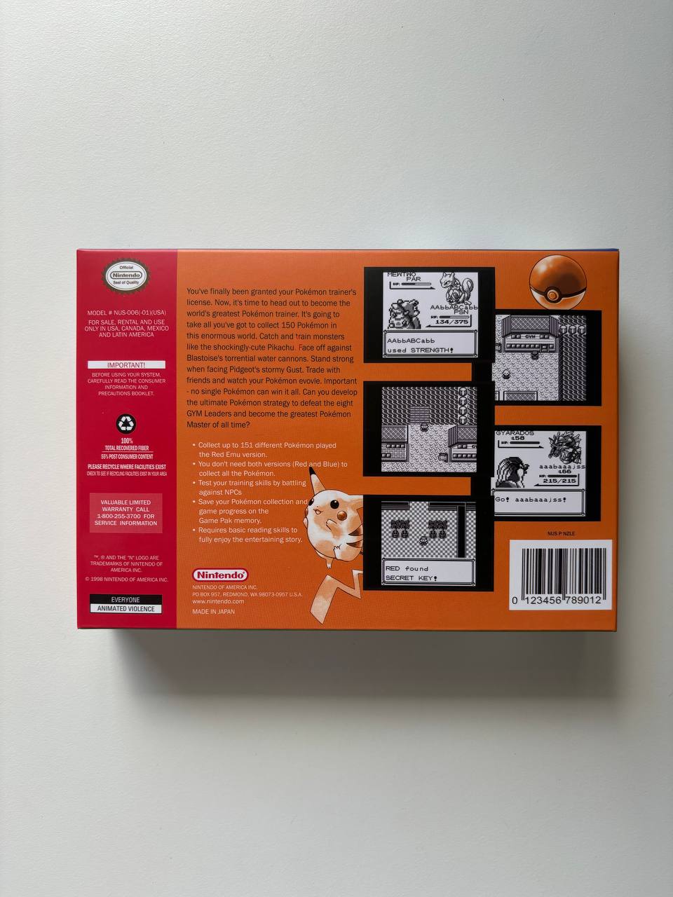 Pokemon Gold Version Nintendo64