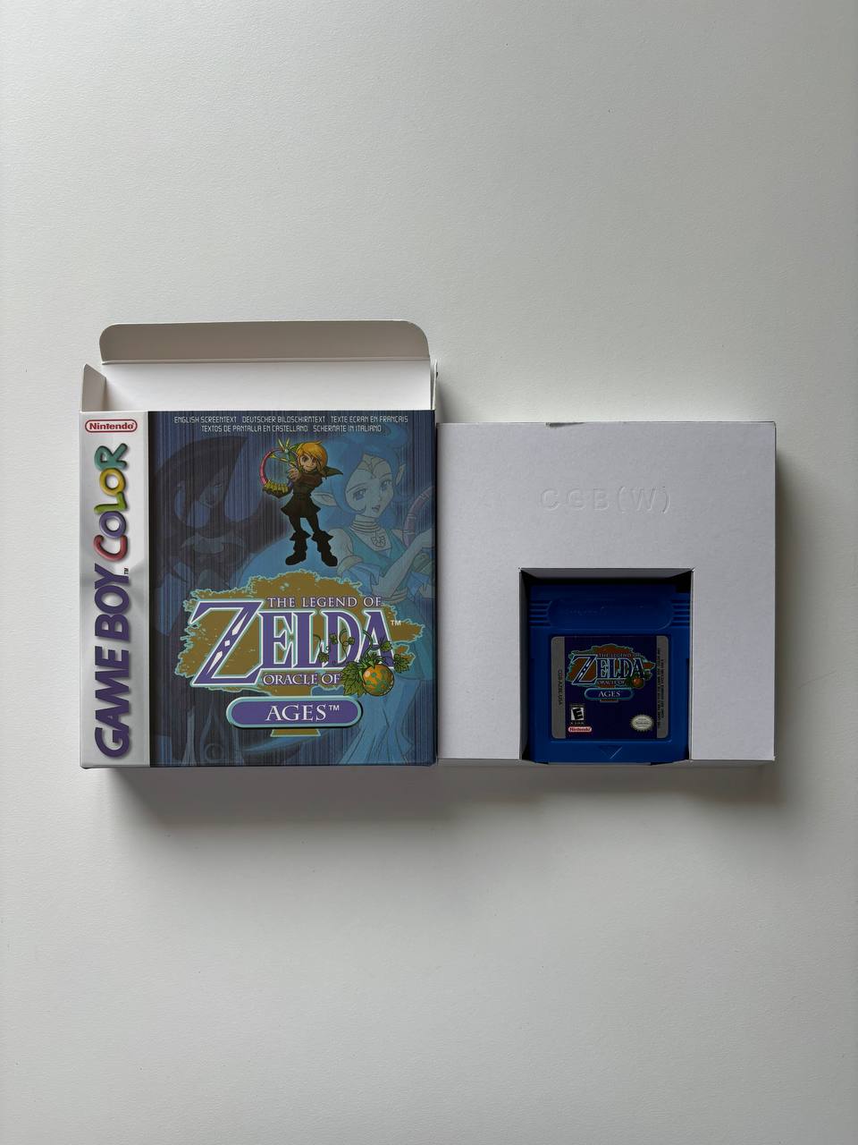 The Legend Of Zelda Oracle Of Ages GameBoy Color
