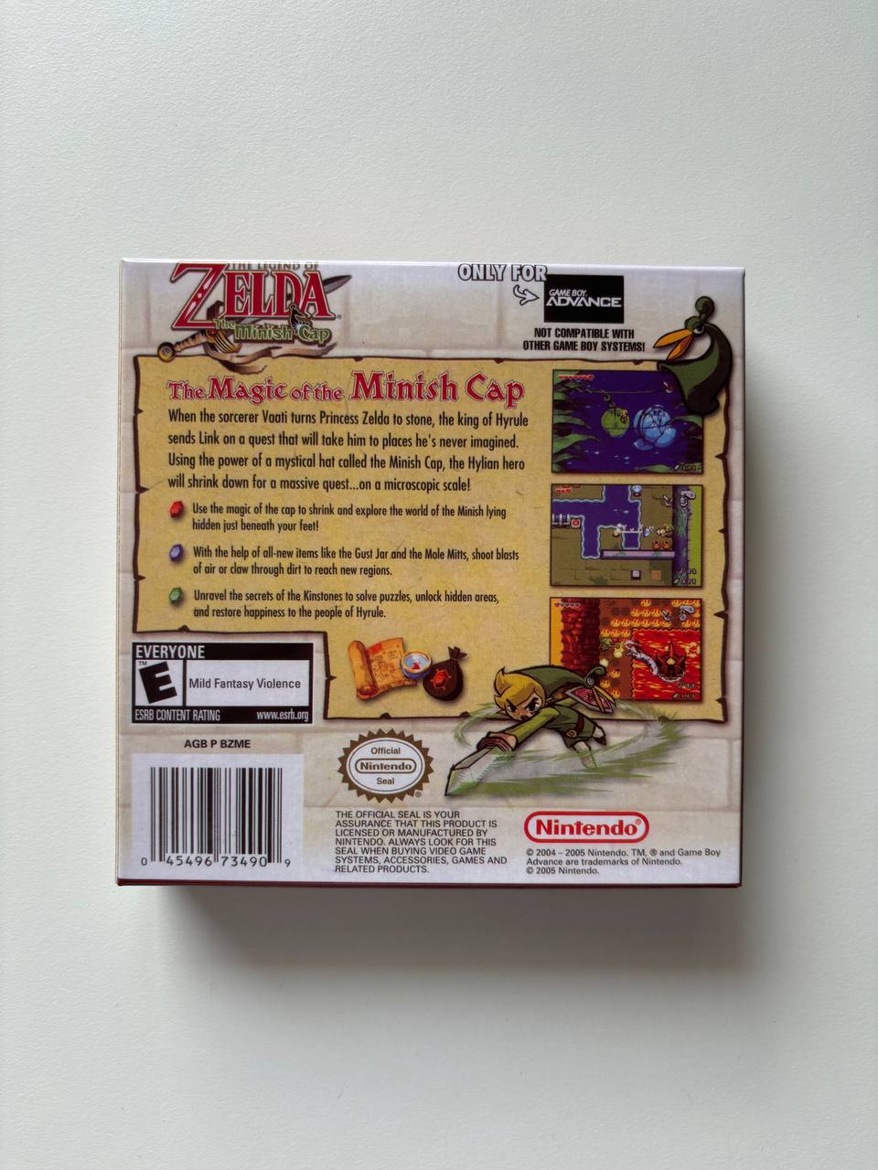 The Legend Of Zelda The Minish Cap GameBoy Advance