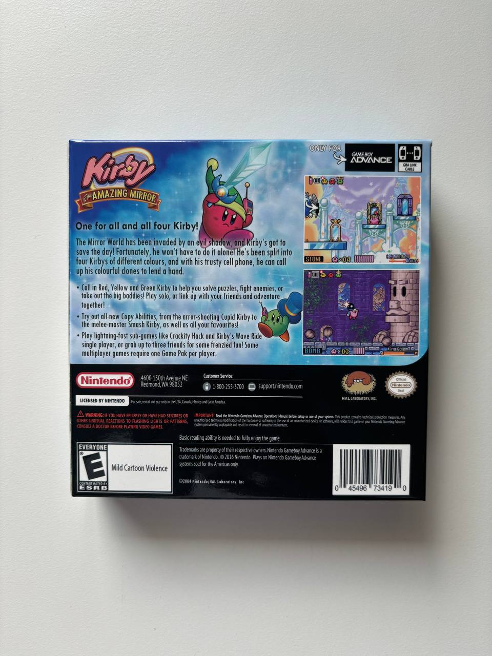 Kirby The Amazing Mirror GameBoy Advance
