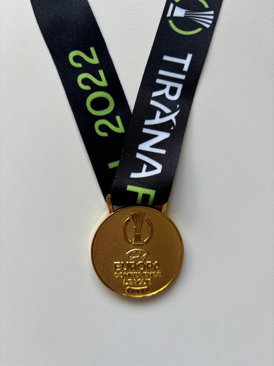 Medaglia Uefa Conference League Tirana 2022
