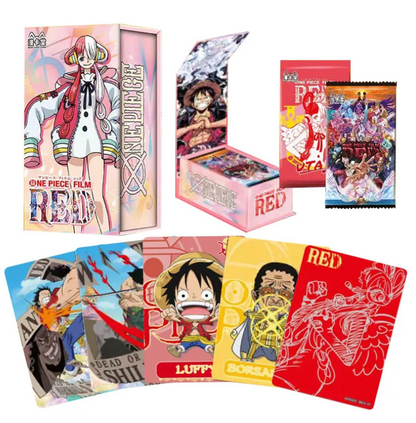 One Piece Red Film Uta Display Card Box Sealed