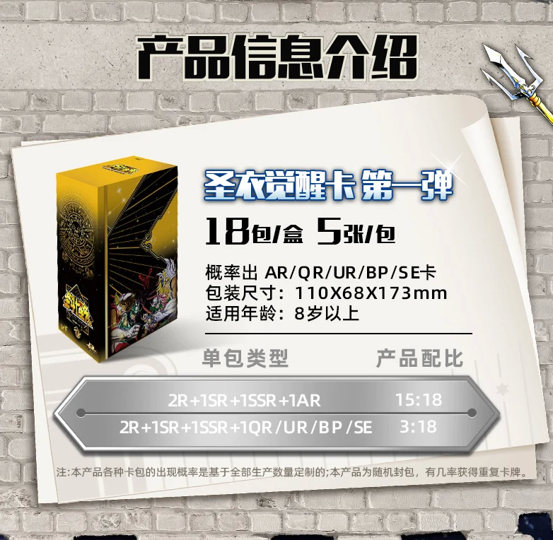 Saint Seiya Kayou Wave 1 Display Card Box Sealed