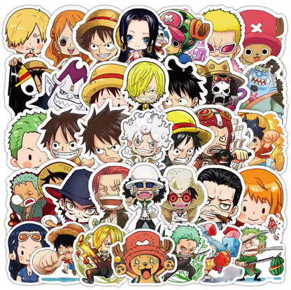 One Piece Set 60pcs Stickers