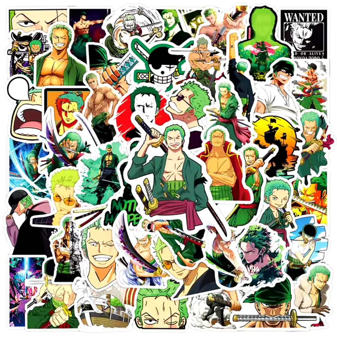 One Piece Set 50pcs Stickers