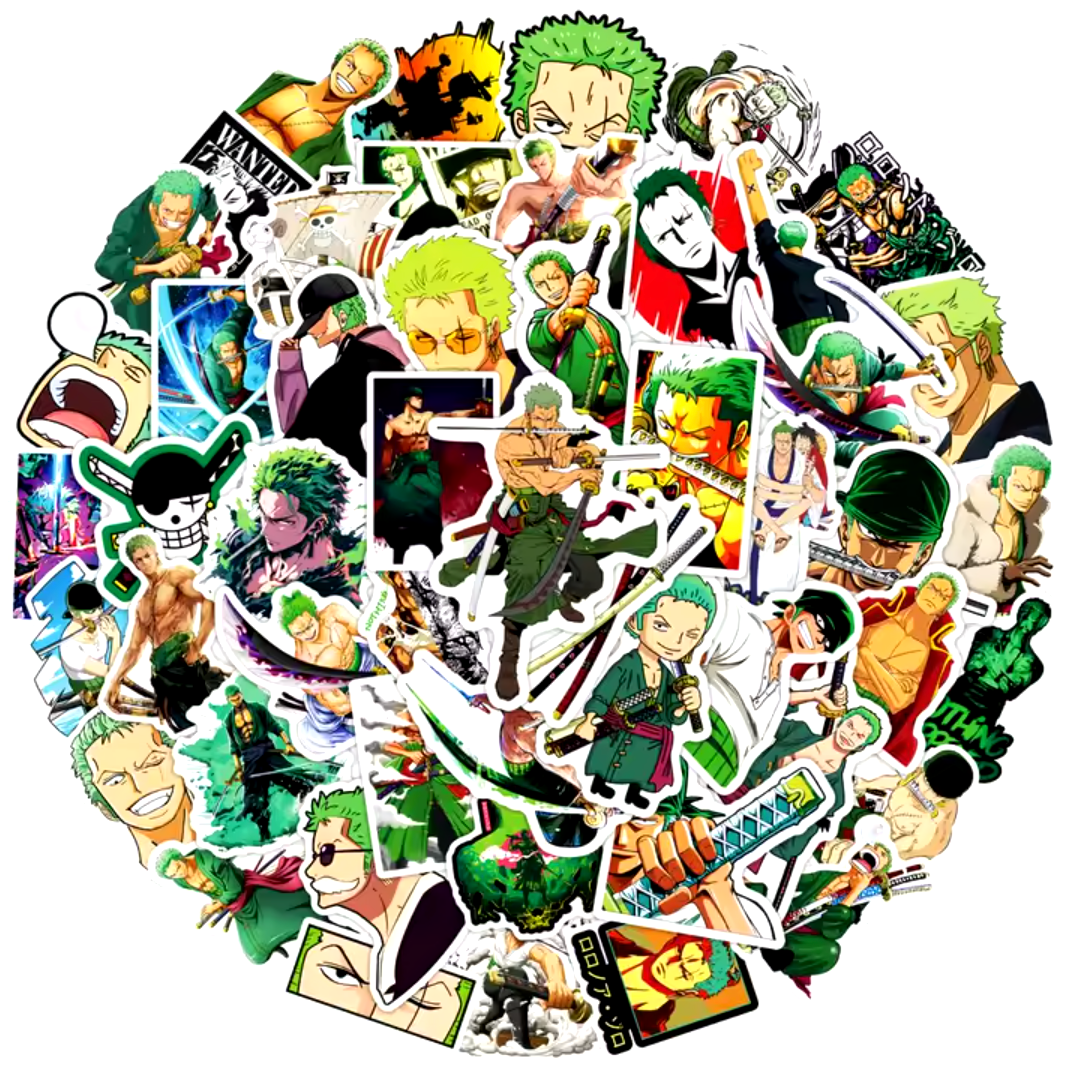 One Piece Set 50pcs Stickers