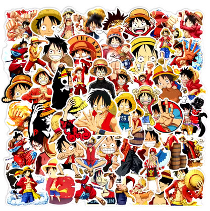 One Piece Set 50pcs Stickers