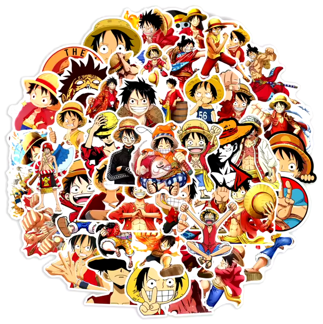 One Piece Set 50pcs Stickers