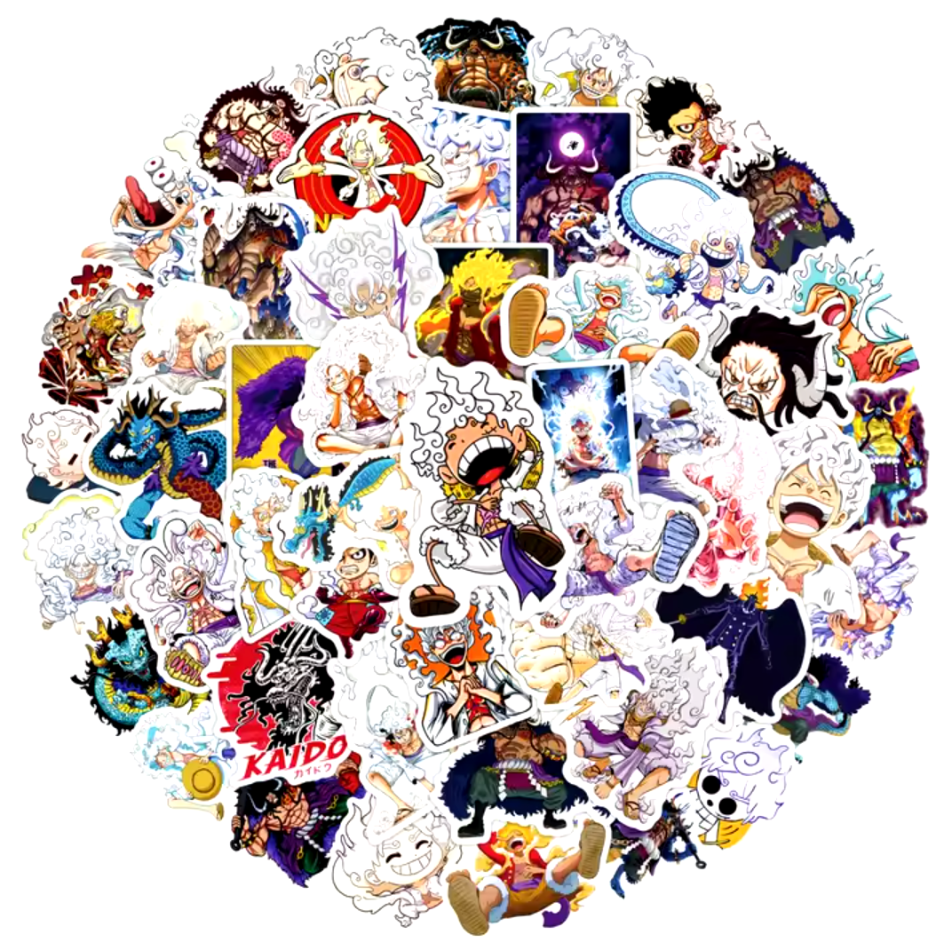 One Piece Set 50pcs Stickers