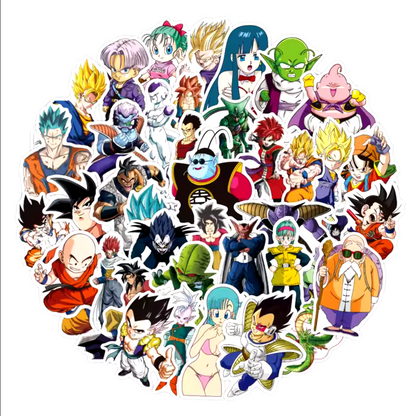 Dragon Ball Set 50pcs Stickers