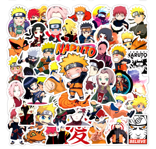 Naruto Set 50pcs Stickers