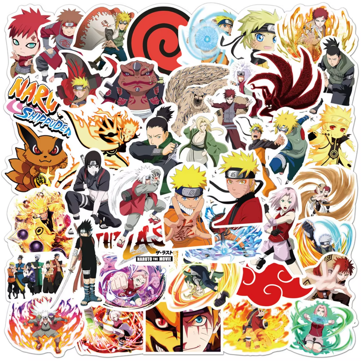 Naruto Set 50pcs Stickers