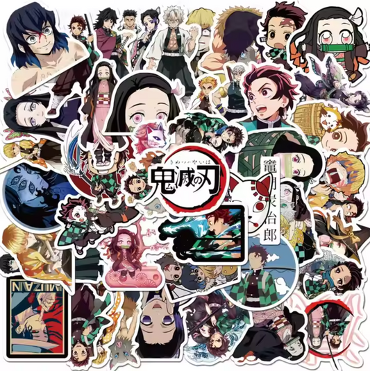 Demon Slayer Set 50pcs Stickers