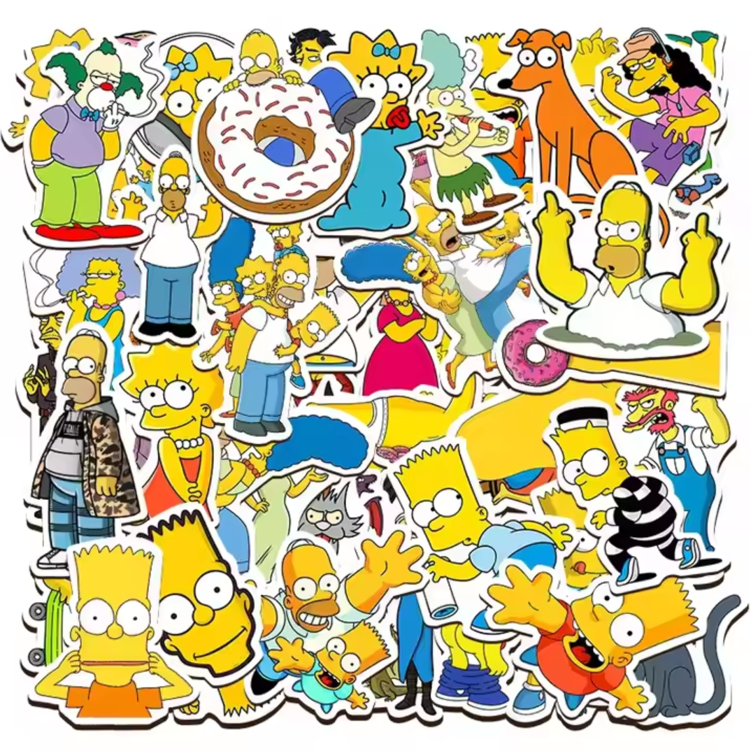 I Simpson Set 50pcs Stickers