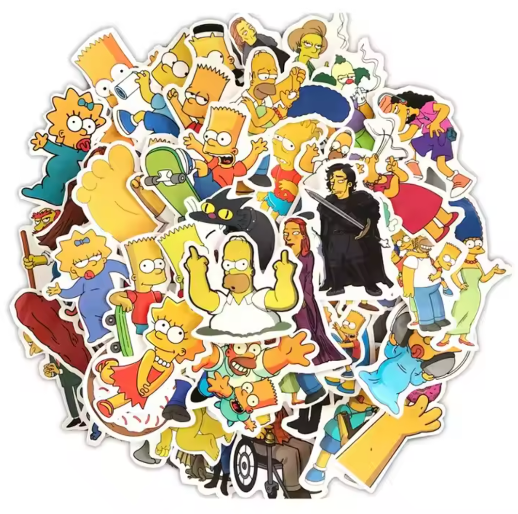 I Simpson Set 50pcs Stickers