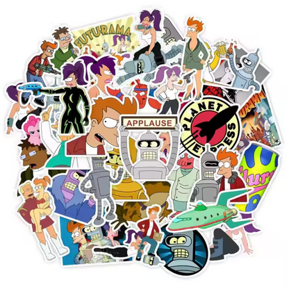 Futurama Set 50pcs Stickers