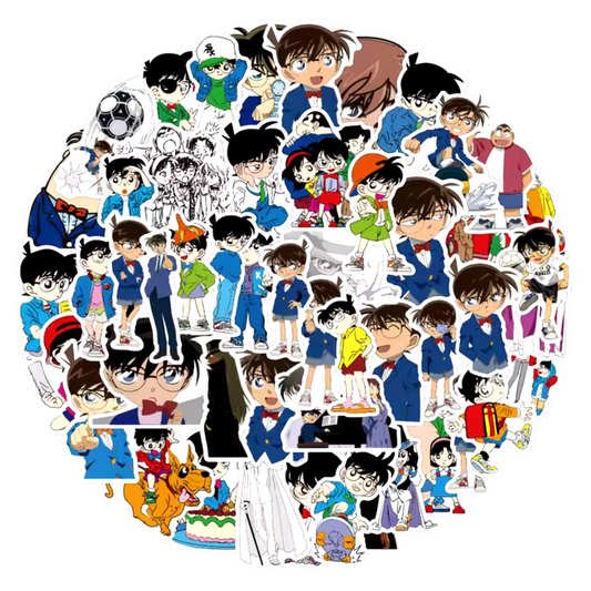 Detective Conan Set 50pcs Stickers