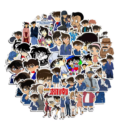 Detective Conan Set 50pcs Stickers