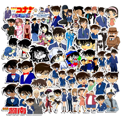 Detective Conan Set 50pcs Stickers