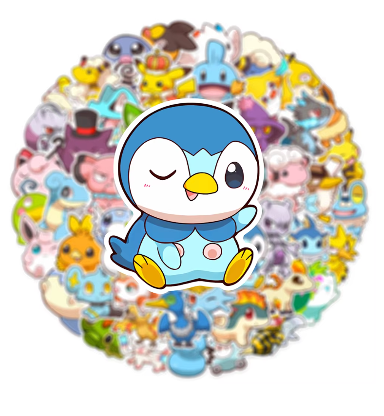 Pokemon Set 50pcs Stickers