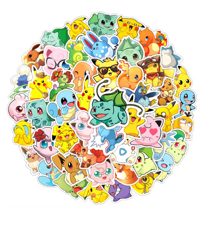 Pokemon Set 50pcs Stickers