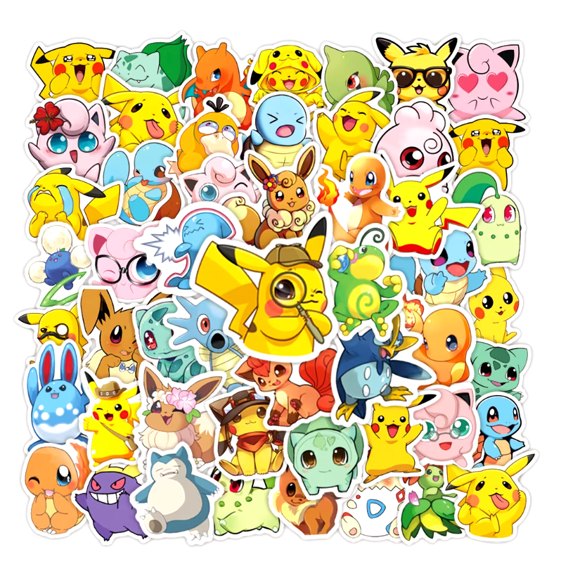 Pokemon Set 50pcs Stickers