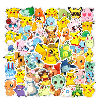 Pokemon Set 50pcs Stickers