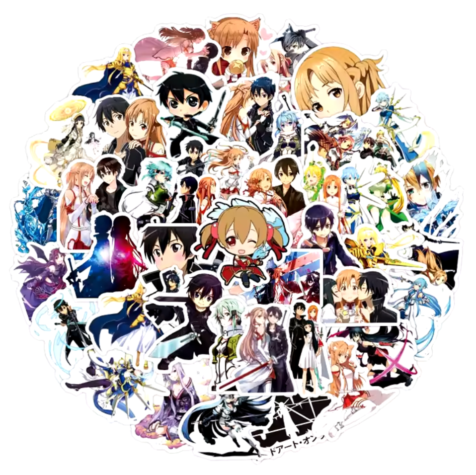 Sword Art Online Set 50pcs Stickers