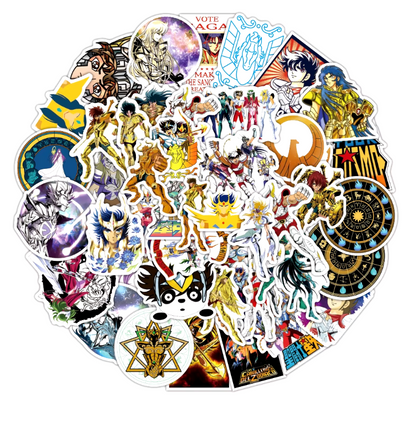 Saint Seiya Set 50pcs Stickers