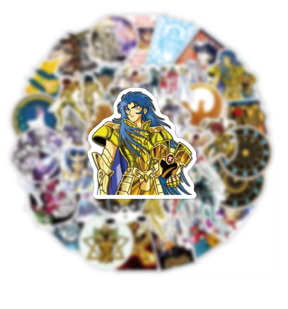 Saint Seiya Set 50pcs Stickers