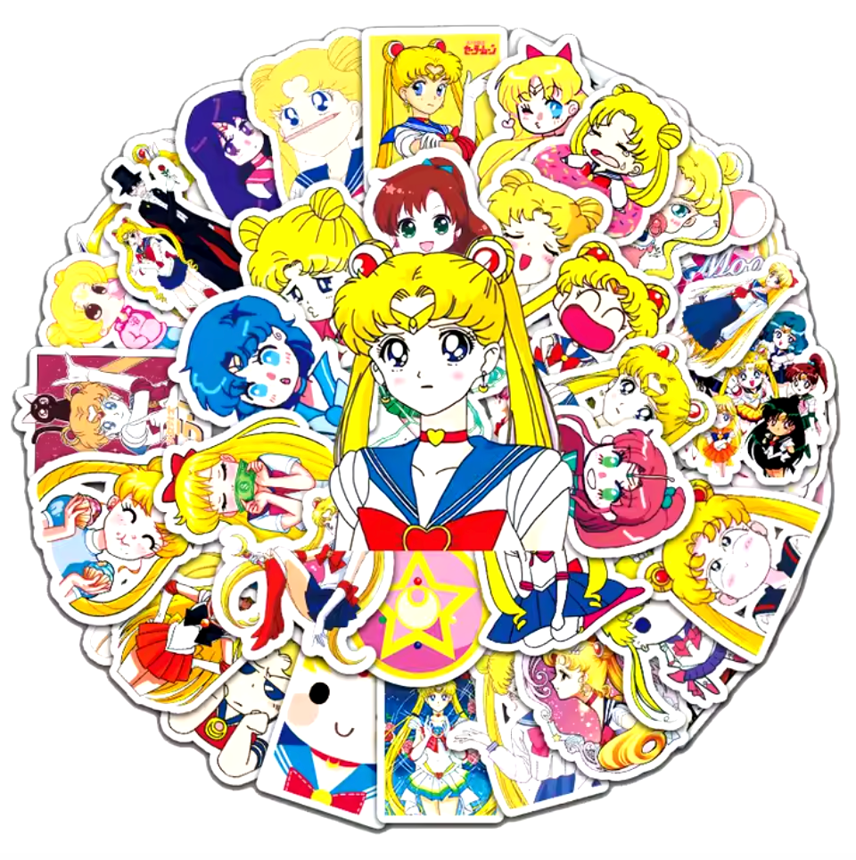 Sailor Moon Set 50pcs Stickers