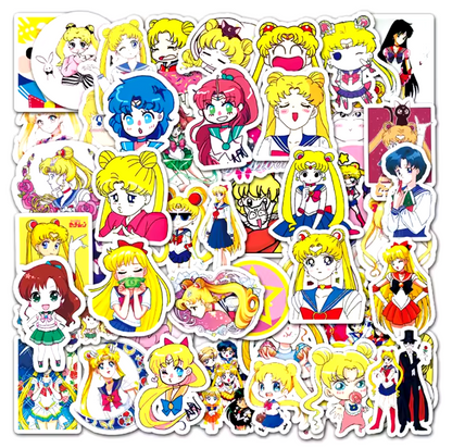 Sailor Moon Set 50pcs Stickers