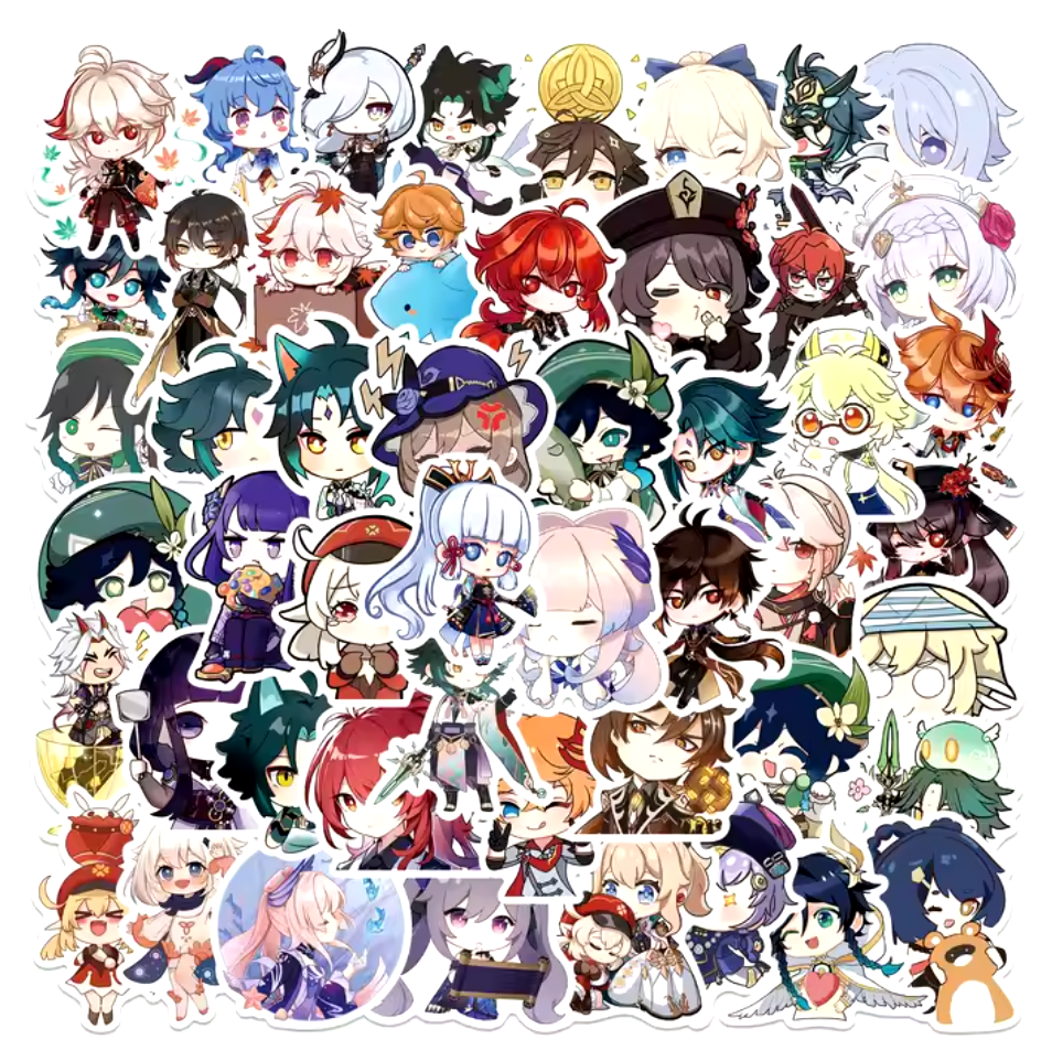 Genshin Impact Set 50pcs Stickers