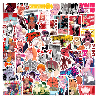 Chainsaw Man Set 50pcs Stickers