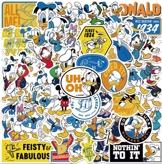 Disney Donald Duck 90th Set 50pcs Stickers