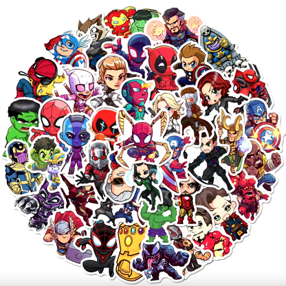 Marvel Avengers Set 100pcs Stickers