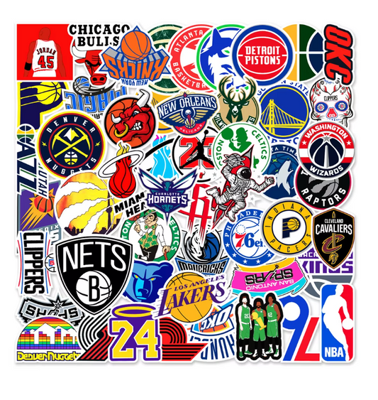 NBA Set 50pcs Stickers