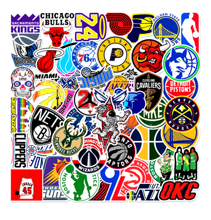 NBA Set 50pcs Stickers